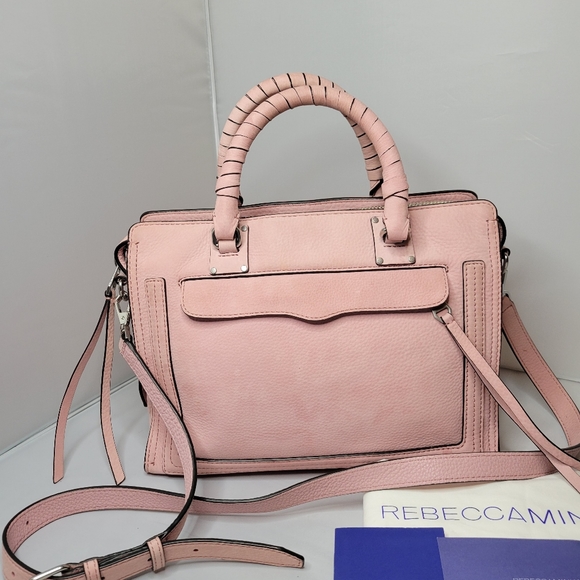 Rebecca Minkoff Medium Bree Leather Satchel Pink - Picture 5 of 16
